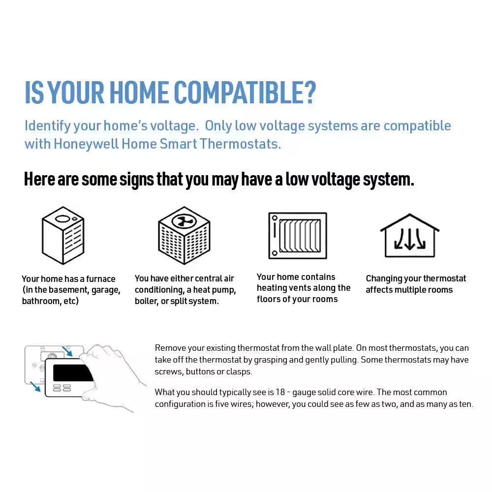 T5 7-Day Smart Wi-Fi Thermostat with Geofence Technology and Auto Changeover, Energy Star Certified