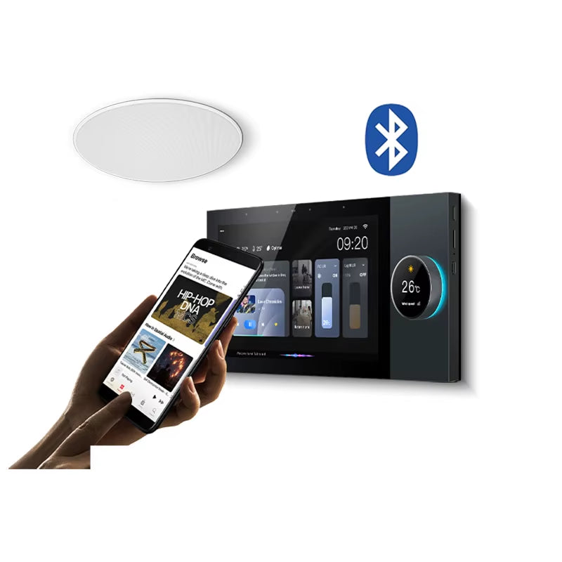 Tuya 7 Inch Central Control Panel Smart Home Tuya Zigbee Gateway Smart Home Control Panel with Voice Control Home Automation