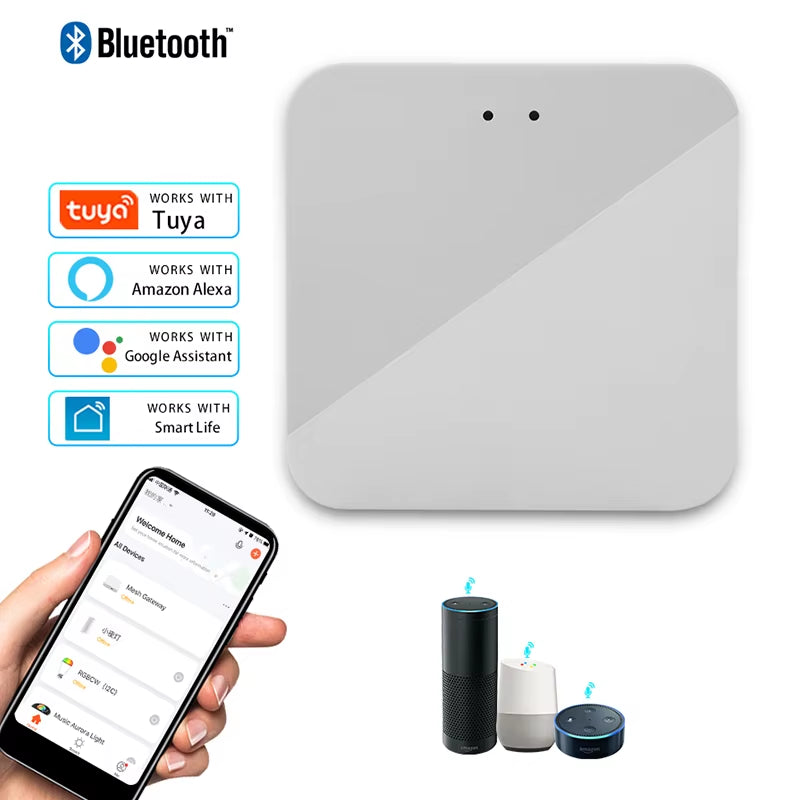 Tuya Smart Multi Mode Gateway / Bluetooth Gateway Hub Bridge Smart Home Control Smart Life APP Alexa Google Home Voice Control