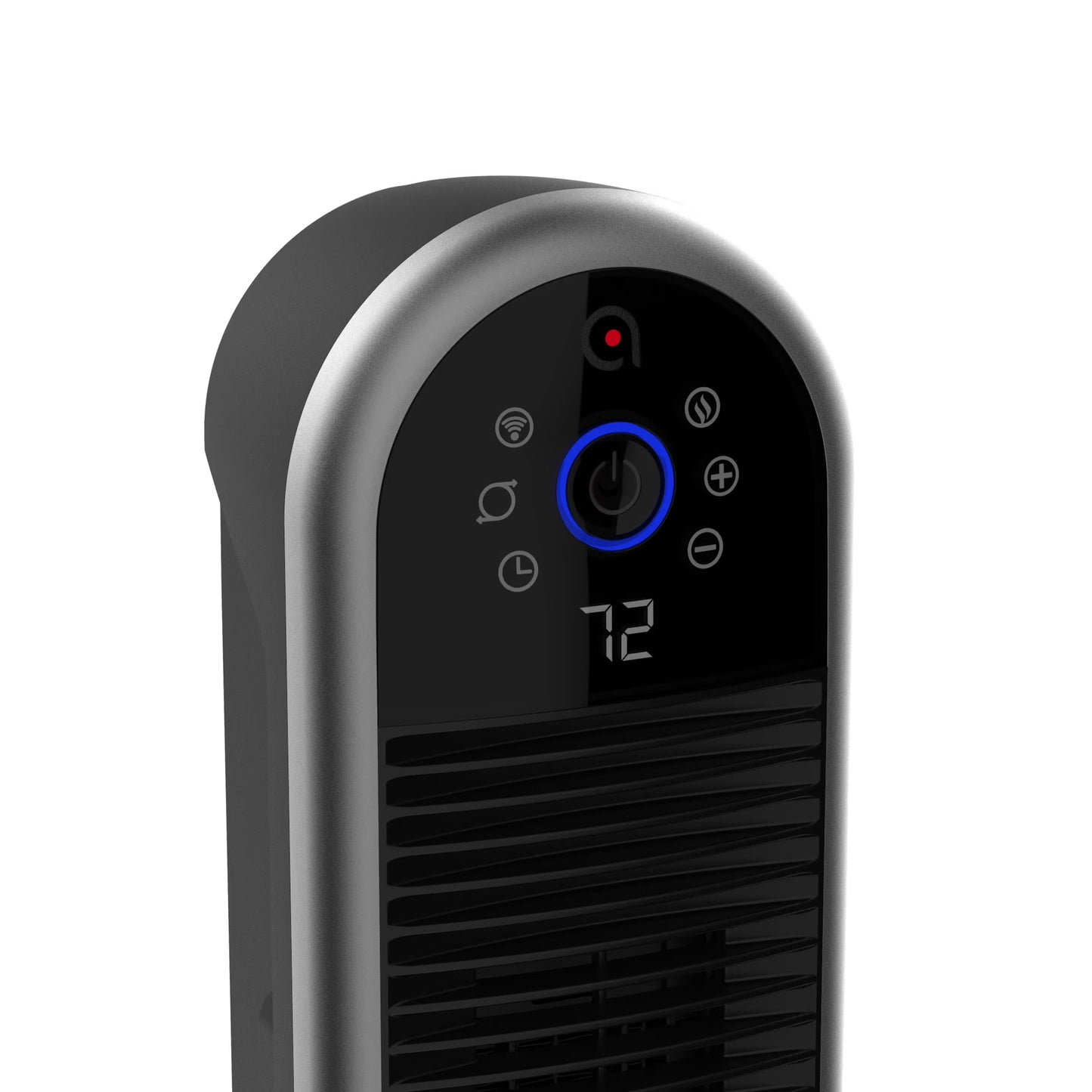 22" Smart Tower Heater Powered by Aria, Wifi, Works with Alexa, Google, Black, AR122