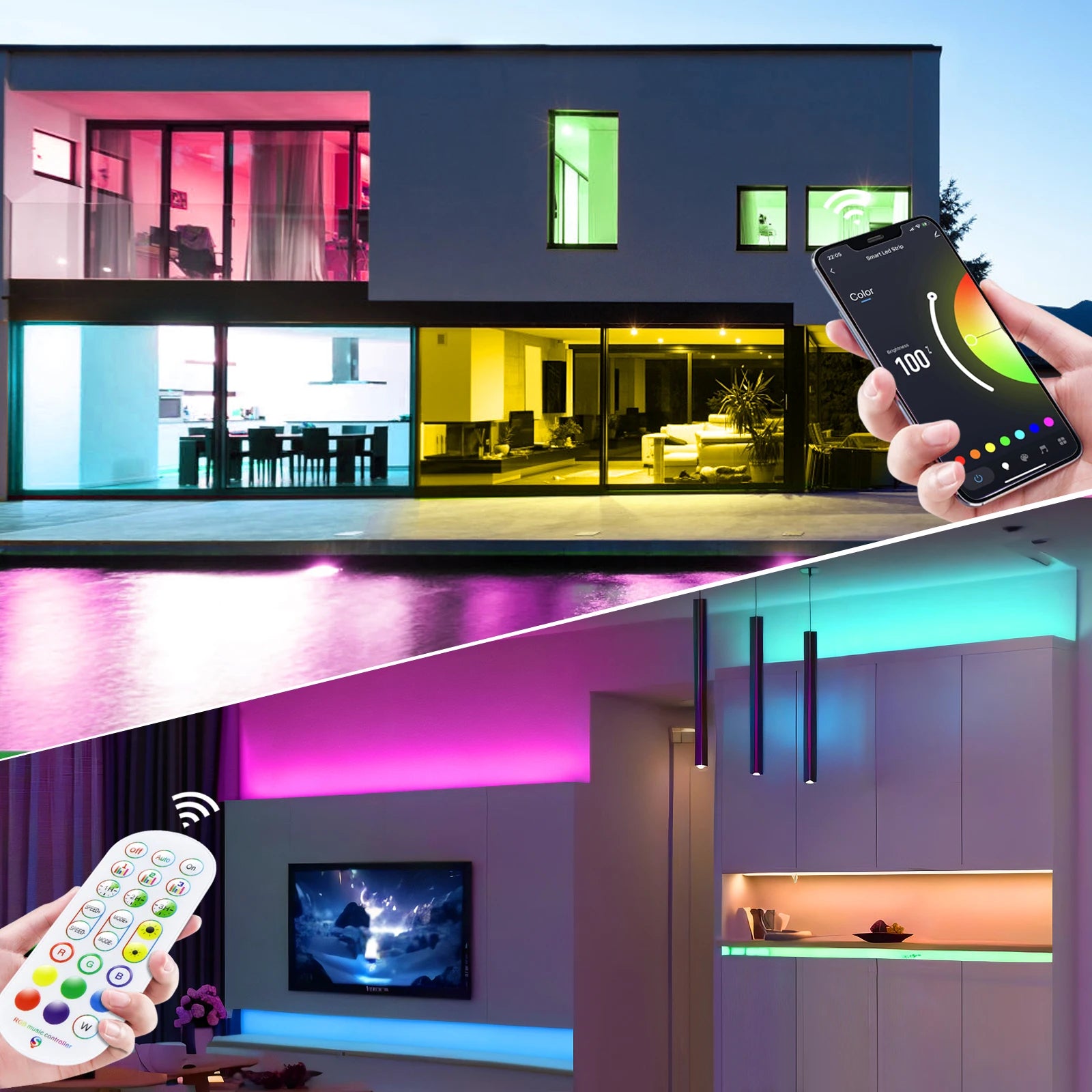 5V USB RGB Neon LED Strip 1M 2M 3M 4M 5M Wifi Neon RGB Strip Work with Tuya App/Smart Life/Alexa for TV Home Neon Decor Lighting
