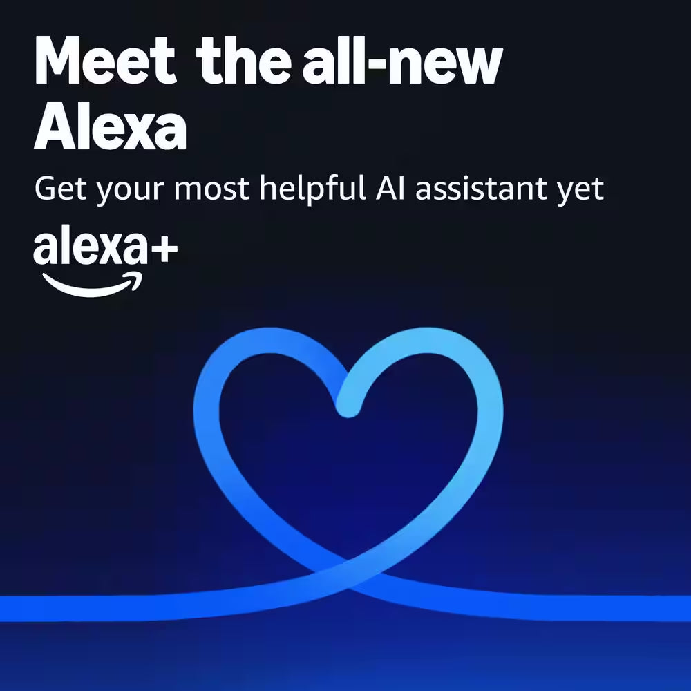 Echo Spot Smart Alarm Clock with Vibrant Sound plus Alexa, Ocean Blue
