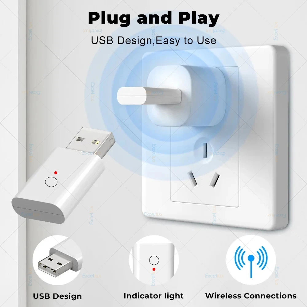 Zigbee 3.0 Signal Repeater USB Signal Amplifier Extender Smart Home Automation Work with Home Assistant Smart Home Zigbee Device