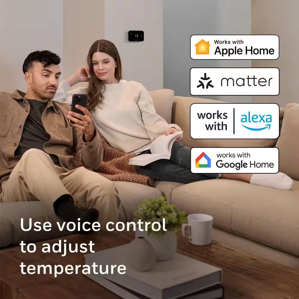X8S Smart Thermostat Black