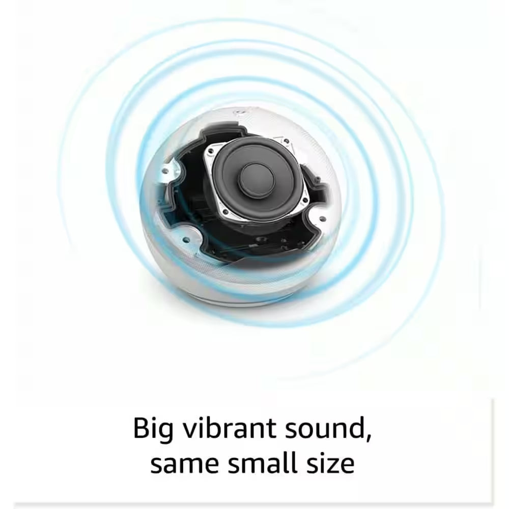 Echo Dot (5Th Gen) Smart Speaker with Alexa Glacier White