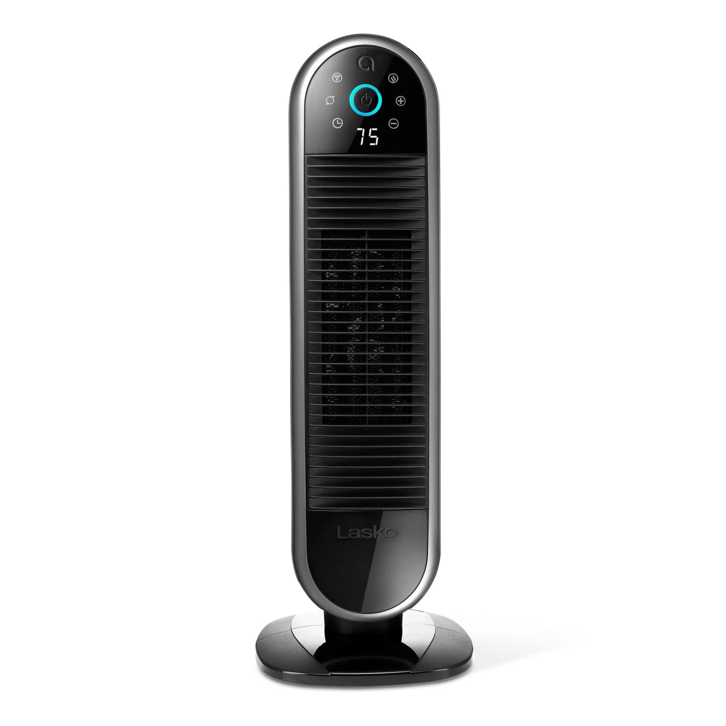 22" Smart Tower Heater Powered by Aria, Wifi, Works with Alexa, Google, Black, AR122