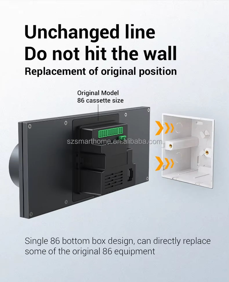 Tuya 7 Inch Central Control Panel Smart Home Tuya Zigbee Gateway Smart Home Control Panel with Voice Control Home Automation