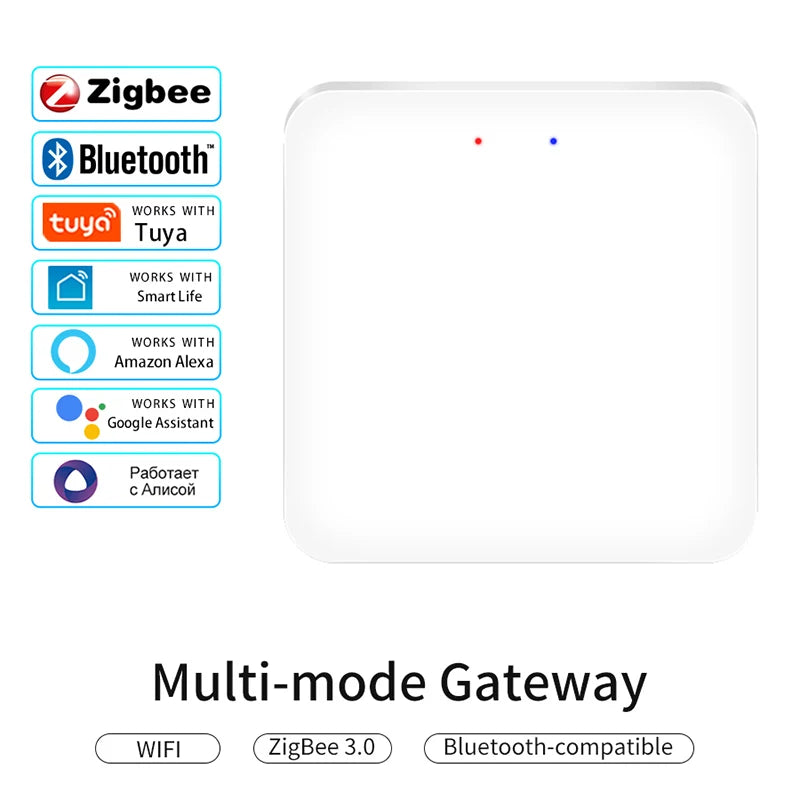 Tuya Smart Multi Mode Gateway / Bluetooth Gateway Hub Bridge Smart Home Control Smart Life APP Alexa Google Home Voice Control